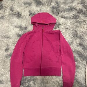 lululemon athletica Vintage Magenta Full-Zip Scuba Hooded Sweatshirt